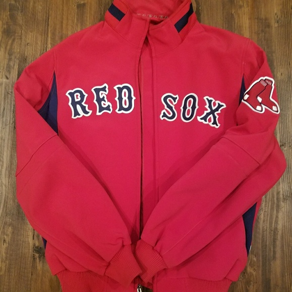majestic red sox jacket